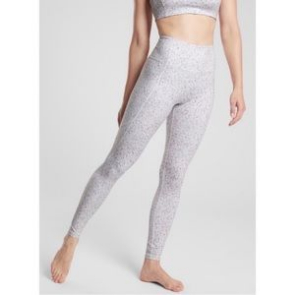 Athleta Gray Patterned Leggings